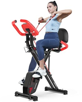 pooboo Folding Exercise Bike